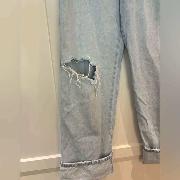 Pull and bear baggy high waisted ripped jeans - Picture 6 of 6